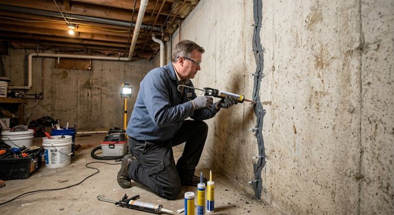 Basement Crack Repair in Mcdonough, GA
