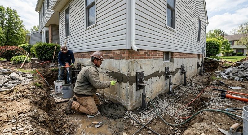 Basement Foundation Repair in Ellenwood, GA