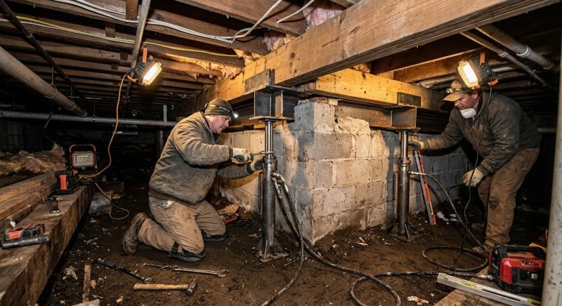 Basement Foundation Repair in Tyrone, GA