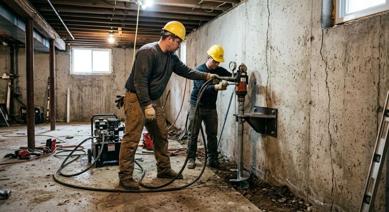 Basement Stabilization in Mcdonough, GA