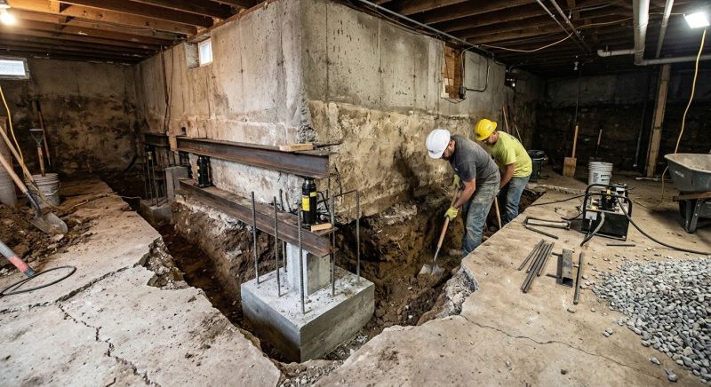 Basement Underpinning in Mcdonough, GA