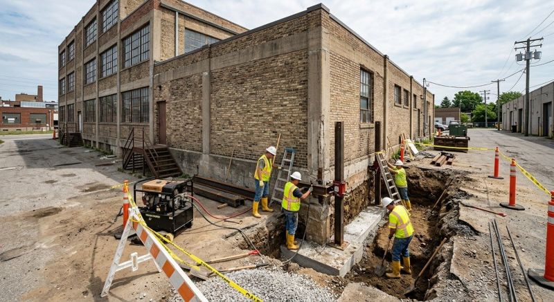 Building Foundation Repair in Hampton, GA