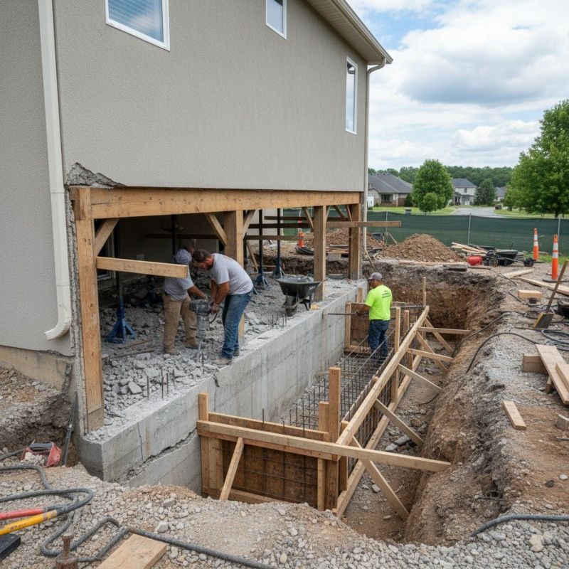 Building Foundation Repair in Williamson, GA