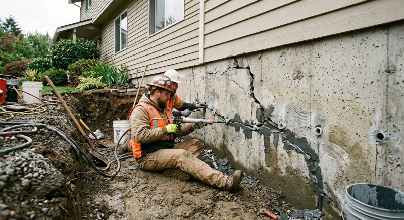 Cracked Foundation Repair in Covington, GA