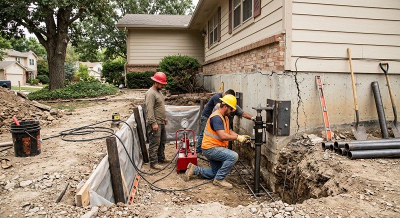 Cracked Foundation Repair in Forest Park, GA