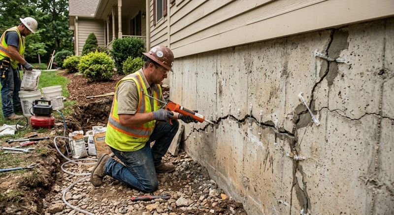 Cracked Foundation Repair in Lovejoy, GA