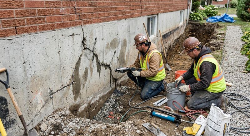 Cracked Foundation Repair in Stone Mountain, GA