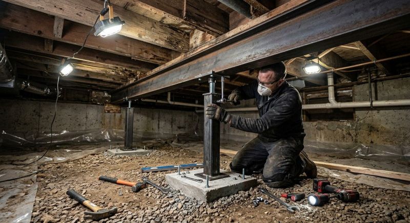 Crawlspace Structural Repair in Mcdonough, GA