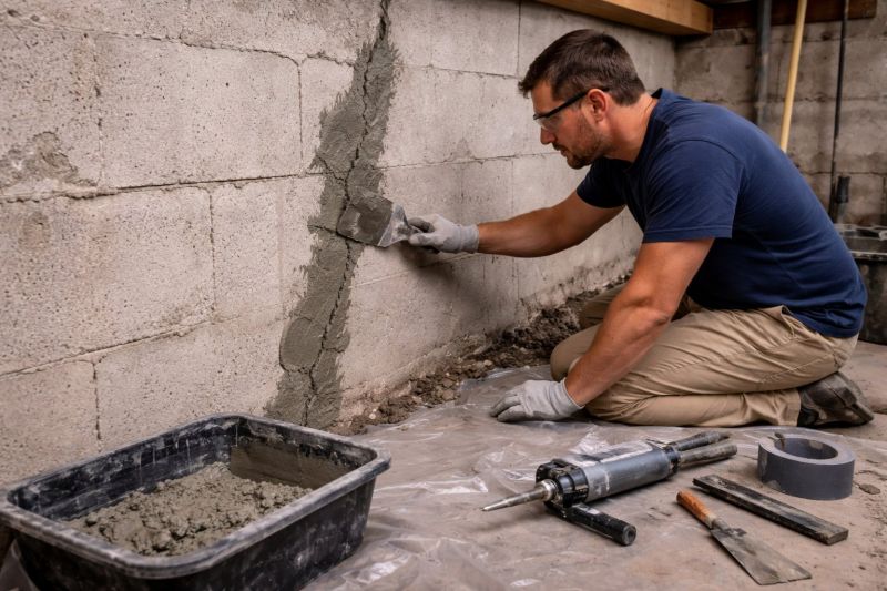 Foundation Crack Repair in Decatur, GA