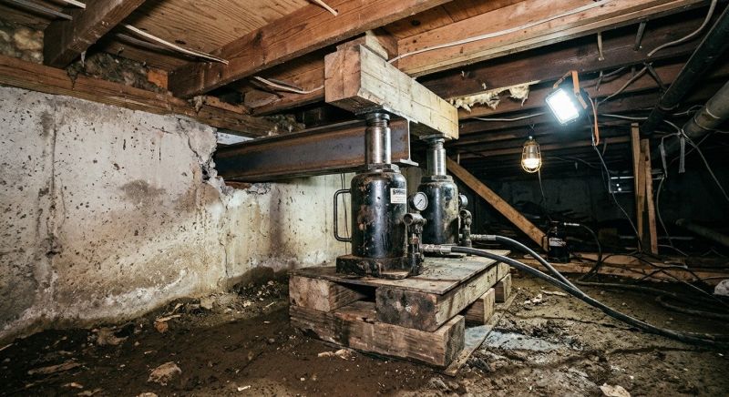 Foundation Jacking in Milner, GA