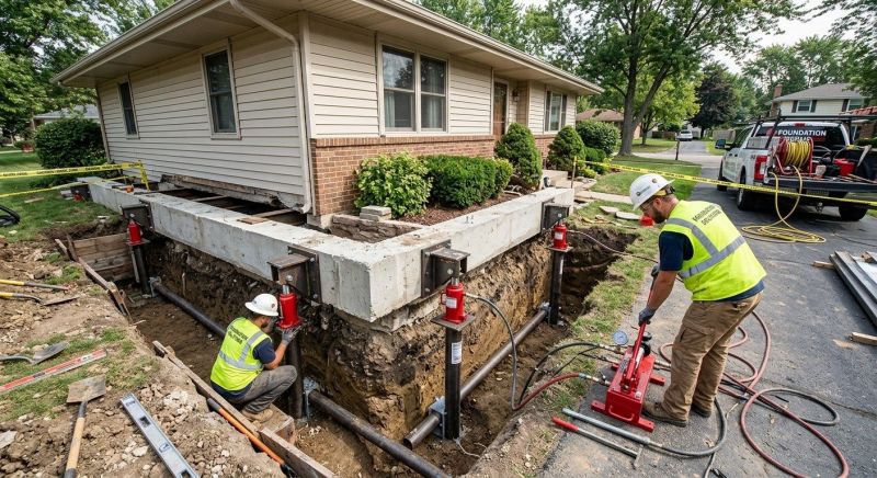 Foundation Jacking in Rockdale County, GA