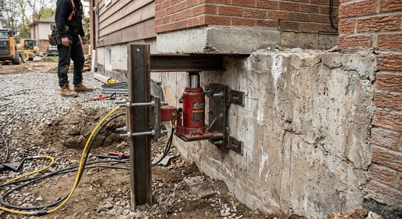 Foundation Jacking in Union City, GA