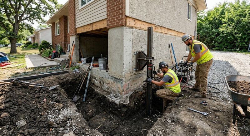 Foundation Pier Repair in Mcdonough, GA