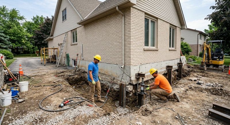 Helical Piers Installation in Mcdonough, GA