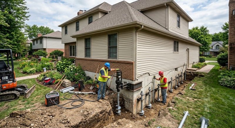Helical Piers Installation in Mcdonough, GA