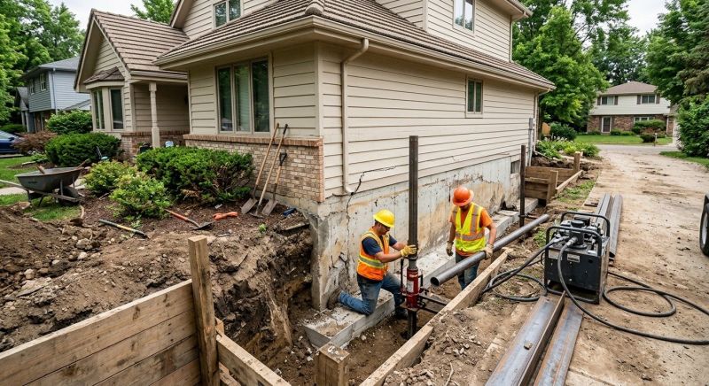Home Foundation Repair in Hampton, GA