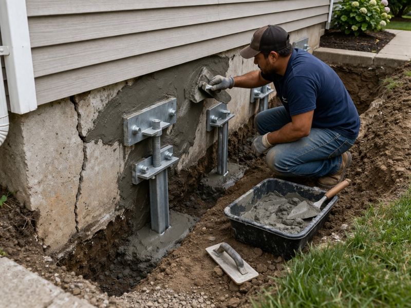 House Foundation Repair in Conyers, GA