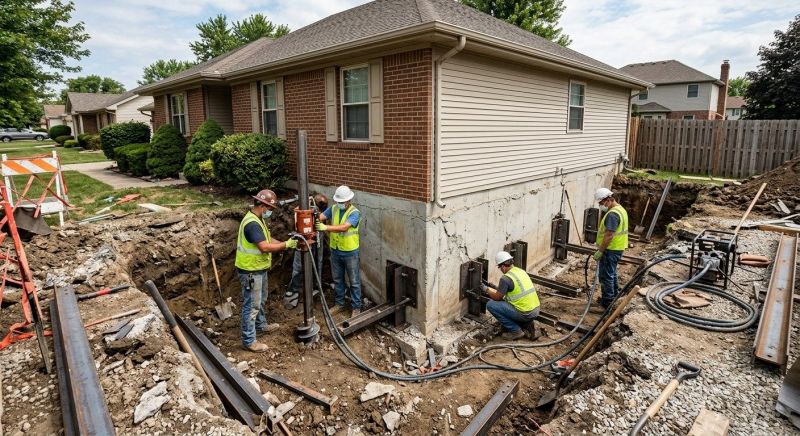 House Foundation Repair in Lithonia, GA