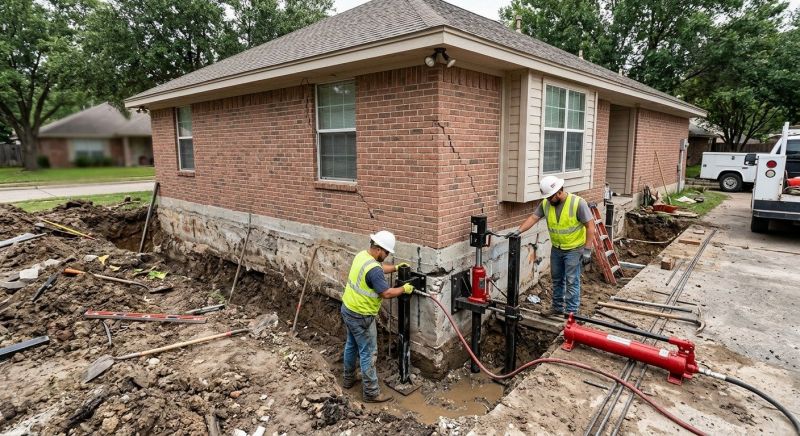 House Foundation Repair in Peachtree City, GA