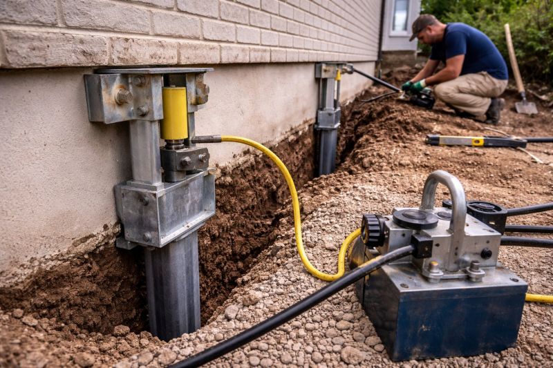 Sinking Foundation Repair in Lithonia, GA