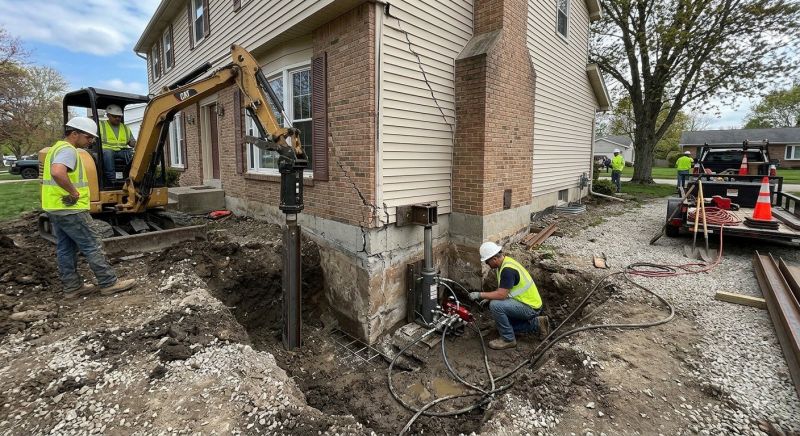 Sinking Foundation Repair in Lithonia, GA