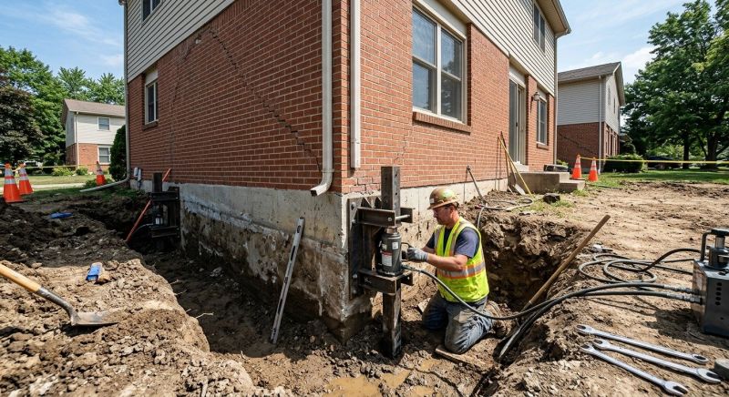 Sinking Foundation Repair in Rockdale County, GA